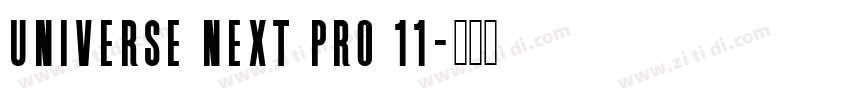 Universe Next Pro 11字体转换